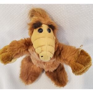 Rare HTF Vintage 1988 Alf Alien Productions Window Cling Plush Stuffed Animal